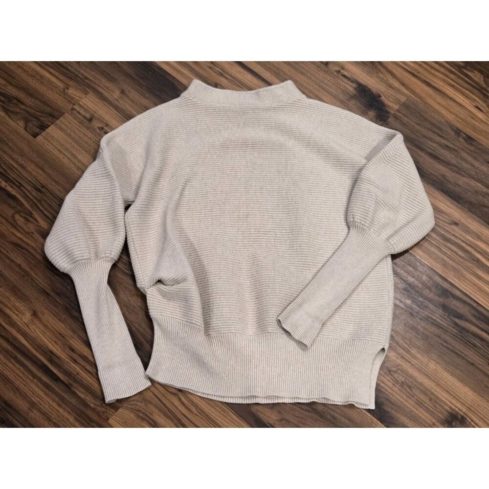 Pea in the Pod Maternity Ribbed Knit Dolman Sweater Beige Size M - Picture 1 of 10
